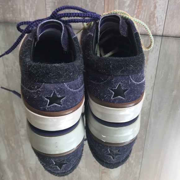 Converse 🔥SALE!🔥 CLOT One Star CC OX Low Top Hair Suede Blue Women’s Sneakers - Picture 8 of 14
